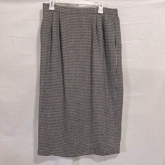 Gianni sport Houndstooth pencil skirt with pockets - Picture 2 of 5